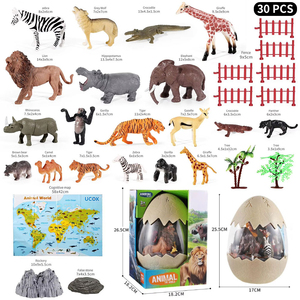 30pcs động vật Cây Đá phụ kiện 10inch lớn nhựa trẻ em Quà tặng khủng long trứng với đồ chơi bên trong - Product Image 4