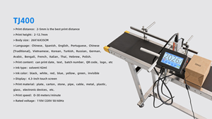Imprimante jet d'encre TIJ <span class=keywords><strong>en</strong></span> <span class=keywords><strong>ligne</strong></span> de 12,7 mm pour l'impression de données variables, de codes de date, de numéros de lot, de codes QR, de codes-barres et de logos - Product Image 6