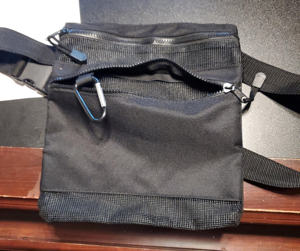 Bolsa de Detección de Metales de Alta Calidad, Negra, de Oxford 600D, Impermeable, con Malla, Riñonera, Perfecta para Detectar Metales en la Playa - Product Image 5