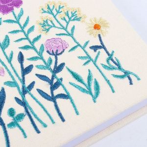 Hand Embroidered Hardcover Fabric Gift <b>Journal</b> with 100 Sheets - Product Image 2