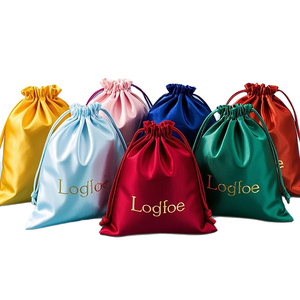 Factory Supply Velvet <b>Drawstring</b> <b>Pouch</b> Soft Cloth Dust Bag Jewelry Organizer Bag for Gift Packaging Bulk Order - Product Image 2