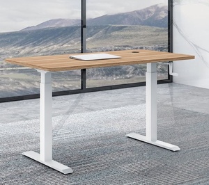 Meja berdiri berdiri tinggi pabrik ergonomis, meja angkat komputer listrik mebel buatan Cina - Product Image 2