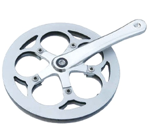 Jeu de manivelles pour vélo de route le plus vendu du fabricant 5 pignons de pédalier 52T blanc taille personnalisée en acier - Product Image 1