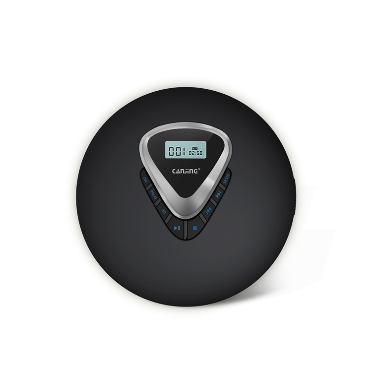 Портативный CD mp3-плеер высокого разрешения без потерь цифровой аудио Discman с ЖК-дисплеем Jack AUX кабель для дома автомобиля и Трева