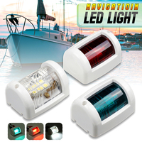Lampe de navigation LED en plastique Xiamen Sunshine Marine 12VDC 1W, lampe de bateau à économie d'énergie pour accessoires de navire/yacht/kayak/bateau