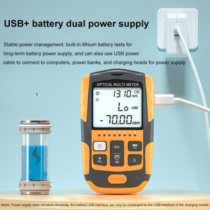 Máy đo công suất sợi quang đa chức năng FTTH <span class=keywords><strong>Mini</strong></span> FN26-OPM, thiết bị định vị lỗi cáp OPM VFL, máy đo công suất 15/30 MW - Product Image 5