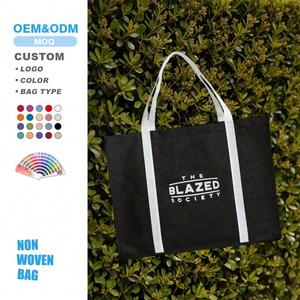 Bolsas de Mano Reutilizables de Tela No Tejida de Alta Calidad, Personalizadas con Letras, Correa para el Hombro, <span class=keywords><strong>Jeyco</strong></span> - Product Image 1