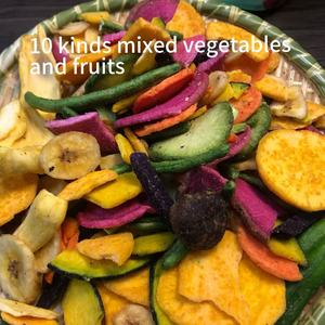 Crisps di Frutta e Verdura Mista VF, Snack <span class=keywords><strong>Salutari</strong></span> Essiccati Sottovuoto, Vendita all'Ingrosso, Naturali e Senza Inquinanti, per la Vendita al Dettaglio - Product Image 1