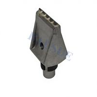 Bausde Meilleure vente Porte-outils à dents plates pour forage de pieux, Pointe à tige ronde, Pointe conique, Dents coniques, Trépans de forage de roche pour fondations