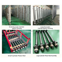 Conjunto de Cilindro Hidráulico para Brazo de Excavadora y Cucharón, Repuestos para Kubota KX135 KX155 KX161 KX163 KX165 KX175 KX183 KX185