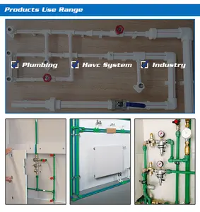 Venda quente Ppr Acessórios para tubos de encanamento Ppr Conector do tubo de água Ppr Acessórios de plástico Ppr