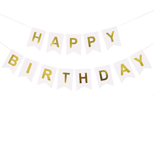 Guirnalda de Banderines Triangulares de Feliz Cumpleaños, Decoraciones Duraderas para Fiestas de Cumpleaños - Product Image 5