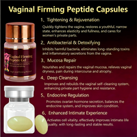 Capsules de peptides pour le resserrement vaginal, soin efficace du Yoni, nettoyage antibactérien, réparation de la muqueuse, soutien de l'équilibre hormonal