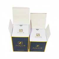 Boîte d'emballage personnalisée pour bougies, logo estampé à chaud or, insert en papier mat laminé, cadeau de luxe