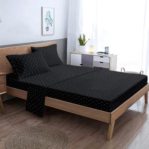 Ensemble de draps de lit d'hôtel en microfibre ultra-douce imprimée moderne Remplissage en polyester Certifié OEKO-TEX Draps 1800TC &amp;   Taies d'oreiller - Product Image 6