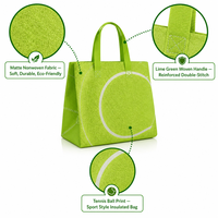 Sac fourre-tout écologique biodégradable en non-tissé, imprimé tennis, réutilisable, pour cadeaux, thème sportif, personnalisé, promotionnel, pour exposition