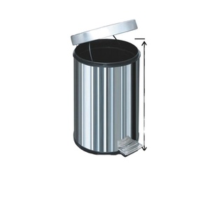 Thổ Nhĩ Kỳ Nhà Sản Xuất Thùng Rác <span class=keywords><strong>Bin</strong></span> Với Kim Loại Bàn Đạp Sản Phẩm Tốt Nhất Chất Lượng Cao Sang Trọng Hot Bán Thân Thiện Với Môi 3-5-12-16-40-50lt - Product Image 1