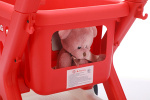 Vente chaude Supermarché pour enfants Panier 2 vitesses Hauteur réglable Barre <span class=keywords><strong>de</strong></span> poignée antidérapante pour les âges 2 4 Alimenté par batterie - Product Image 6