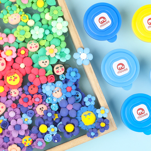 Bộ đất nặn khô tự nhiên Mobee PN-D002 24 màu, bộ dụng cụ làm đất nặn nhẹ, tự làm dành cho trẻ em, kèm dụng cụ và hộp đựng - Product Image 5