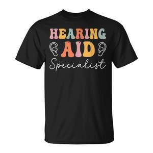 Camiseta para especialistas en audífonos Groovy Audiologist - Product Image 1
