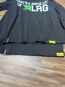 เสื้อฮู้ดแขนยาวทรงหลวมสำหรับผู้ชาย แบรนด์แฟชั่นสุดฮิต สไตล์ไฮสตรีท ผ้าคอตตอน 100% คุณภาพสูง หนานุ่ม ลายพิมพ์น้ำเชื่อมแก้ไอเยอะมาก - Product Image 5