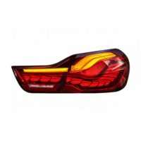 Paire de feux arrière rouges pour BMW M4 Série 4 F32 F33 F36 F82 F83 Berline/Cabriolet/Coupé 2014-2020