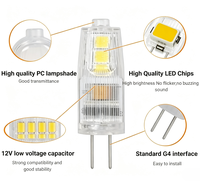 Ampoule LED G4 en forme de maïs AC/DC 12V 1.5W sans scintillement, mini, haute luminosité, économie d'énergie, lampe bi-pin pour lustre, applique murale