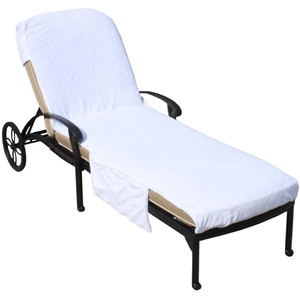 Telo Coprisedia <span class=keywords><strong>da</strong></span> <span class=keywords><strong>Spiaggia</strong></span> Oversize in Spugna di Cotone con Tasche Laterali <span class=keywords><strong>per</strong></span> Piscina e <span class=keywords><strong>Spiaggia</strong></span> - Product Image 6