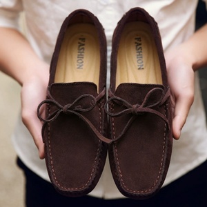 Mocassins décontractés pour hommes en cuir nubuck tendance, respirants, à enfiler, polyvalents pour l'été et le printemps, pour le commerce transfrontalier - Product Image 3