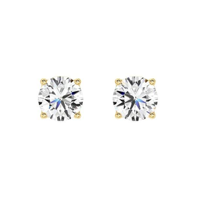 Luxury 14K Gold Flower Cluster Lab Grown Diamond <b>Stud</b> Earrings for Men Women Elegant Party Jewelry - Product Image 3