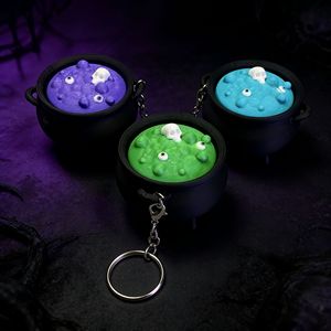 สินค้ามาใหม่ในสต็อก กระปุกแม่มดสุดสร้างสรรค์ กดคลายเครียด ของขวัญวันฮาโลวีน ของเล่นตกแต่ง พวงกุญแจ - Product Image 5
