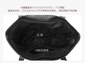 กระเป๋าโท้ทดีไซน์ใหม่ คุณภาพสูง เรียบง่าย แฟชั่นสำหรับผู้หญิง กระเป๋าถือสะพายไหล่ใบใหญ่ จุของได้เยอะ เหมาะสำหรับการช้อปปิ้ง - Product Image 6