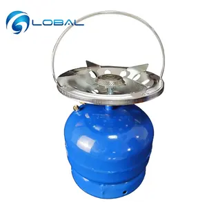 Free Sample The Middle East Yemen 2kg Camping LPG Gas Cylinder with Burner