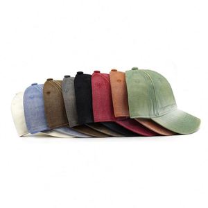 Casquette de baseball en jean rétro vintage personnalisée, couleur dégradée, style streetwear souple, pour usage personnalisé (vente en gros) - Product Image 3