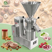 Moulin colloïdal commercial mini pour beurre de cacahuète, tahini, pâte de sésame, modèle 80, machine à broyer les arachides et les fèves de cacao