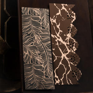 16 Hojas por Paquete, Materiales Texturizados Serie Whisper, Papel Estampado en Caliente con Inspiración Natural Vintage, Material Base para Capas - Product Image 4