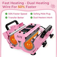 Machine de presse à chaud à double station pour sublimation de gobelets skinny DIY 11oz 16oz 20oz 30oz