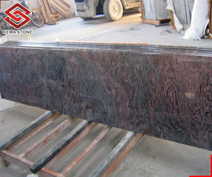 Classic Paradiso Bash Granito Encimera Cocina Encimera Isla Full Bullnose Edge Precio de fábrica Cheap Vanity Tops Table Tops - Product Image 3