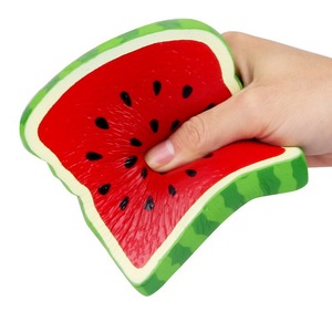 PU <b>Foam</b> Watermelon Toast Stress Toy Cartoon Design <b>Craft</b> Decoration - Product Image 2
