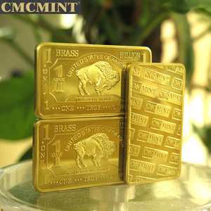 Lingotto da 1 Oncia in Ottone Massiccio 999 Fine, Baffalo, con Incisione CMC <span class=keywords><strong>MINT</strong></span> sul Retro B51b - Product Image 6