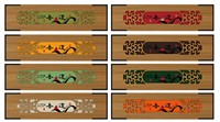 Nouvelle boîte porte-encens en bambou sculpté de style rétro chinois, vide, pour emballage cadeau, pour tubes d'encens, bois de santal et bois d'agar