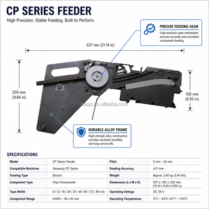 Pièce de rechange pour alimentateur SMT Hanwha CP8X2 pour machine de placement <span class=keywords><strong>CP40</strong></span> CP45 - Product Image 3