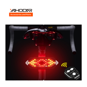 Luz LED de señal de giro de bicicleta con carga USB, Control remoto inalámbrico inteligente, accesorio de repuesto para bicicleta, luz trasera - Product Image 3
