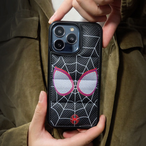 Moda <span class=keywords><strong>Spiderman</strong></span> Anime Cartoon IMD Print custodia per telefono cellulare iPhone 16 Plus 14 12 12 11 XS XR Cover posteriore per PC in fibra di carbonio - Product Image 4