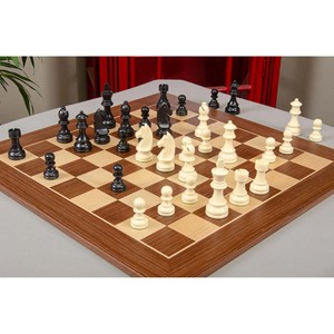 Bộ cờ vua Đức King Tall 3.75 inch, kiểu Staunton, 6 quân cờ nặng bằng nhựa ABS (34 quân/bộ) - Product Image 6