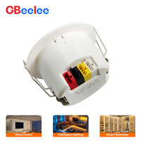 Détecteur de mouvement humain 5,8 GHz, interrupteur à induction micro-ondes, protocole de communication KNX, radar de détection humaine pour maison intelligente