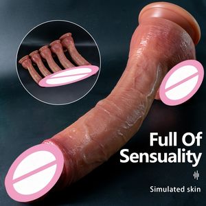 Pene de silicona extragrande para mujer, masturbador femenino realista suave para una experiencia realista - Product Image 2