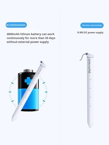 Rohrförmiges Bodenfeuchtemessgerät Überwachungssystem für Gewächshäuser Drahtlose Fernüberwachung Mehrschichtige Temperatur- und Feuchtigkeitsmessung 10cm Messtiefe - Product Image 3