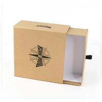 NOUVEAU Coffret cadeau de luxe personnalisé en papier kraft et boîte à bijoux avec impression design