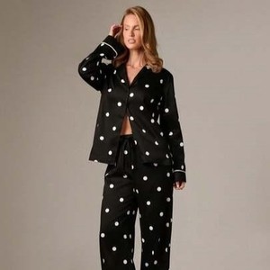 Ensemble de pyjama en coton pour femmes, vêtements de nuit personnalisés pour femmes, ensemble de pyjama en bambou à faible MOQ, vente en gros, marque privée, fabricant OEM ODM - Product Image 1